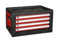 Steel Multifunctional Tool Box Top Cabinet , Red Black Metal Tool Chest With Drawers