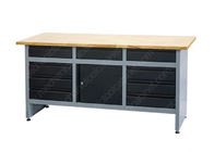 Printing Cold Steel Stainless Steel Workbench , Metal Workbench With Drawers