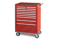 27 Inch Mechanic Tool Cabinet Aluminum Drawer Pulls Rolling Wide Storage