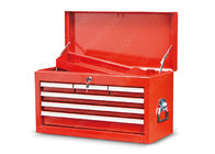 Stainless Steel Mobile Red Tool Box Top Cabinet Powder Coating Finish