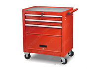 Roller Mechanic Tool Cabinet Side Push Handle Bell Bearing 3 Drawer With Door