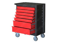Mobile Multi Drawer Tool Cabinet , Stand Up Tool Cabinet Side Push Handle