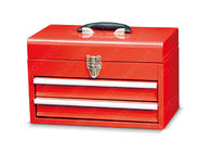 14 In 2 Drawer Metal Small Portable Tool Box , Middle Tool Chest 355*230*222 Mm