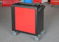 Durable 30&quot; Lockable Tool Cabinet Red / Black / White Spcc Material