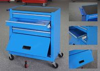 Blue Color 24 Inch Mechanic Tool Cabinet On Wheels With Door For Security