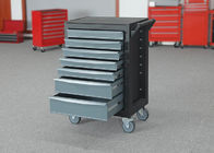 27 Inch Gray Color Mobile Tool Cabinet 7 Drawers For Large Capacity