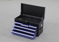 26 Inch Blue Mechanic Tool Cabinet Multi Functional Top Tool Chest With 7 Drawers