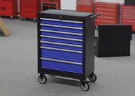 Blue Heavy Duty 7 Drawers Garage Storage Tool Cabinets On Wheels Lockable