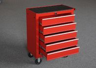 24 Inch Steel Rolling Tool Cabinet Garage Metal Trolley With 5 Drawers