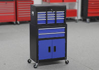 Metal Drawer Rolling Tool Chest Cabinet Combo , Lockable Tool Cabinet