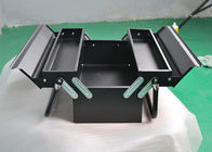 18 Inch 3 Trays Stretchable Metal Cantilever Tool Box With 2 Handles