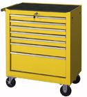 24in Movable Metal Mechanic 7 Drawer Tool Storage Cabinets On Wheels