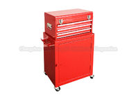 18 Inch Red Rolling Storage Garage Tool Box Cabinets Systems With Bottom Door