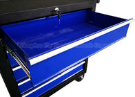 Movable Blue 5 Drawer 24&quot; Rolling Tool Box Tool Cabinet Trolley Cart