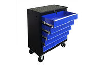 24&quot; 616x330x745mm Blue 5 Drawer 24 Inch Tool Chest Cabinet On Wheels