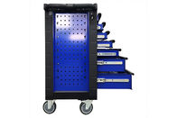 770x460x970mm Folding Panel Blue Black 7 Drawer Tool Chest Toolbox Trolley Cabinet