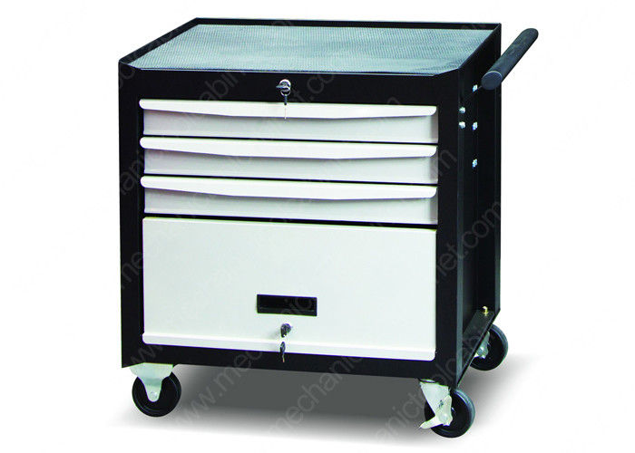 Curve Drawer Mechanic Rolling Tool Box  , Rolling Metal Tool Chest Handle Locking