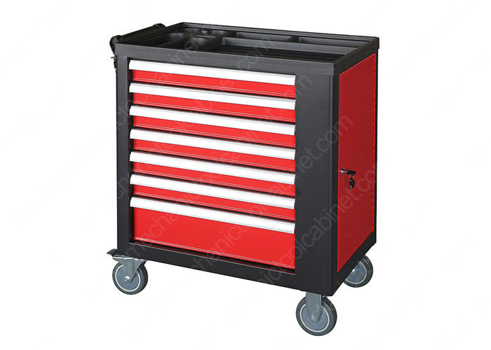 Middle Heavy Gauge Mechanics Roller Cabinet , Mobile Metal Tool Chest On Wheels