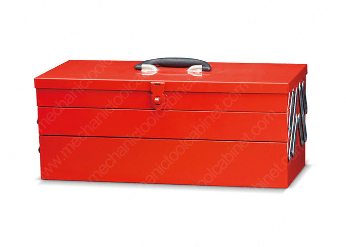 Heavy Duty Steel Cantilever Tool Box Carry Handles Multi Functional Auto Repairing