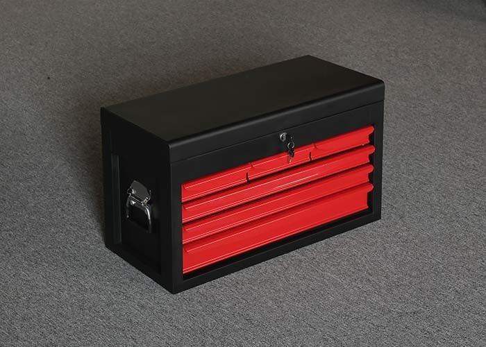 26 inch 4 Drawers Professional Metal Tool Chest Lockable To Store Tools
