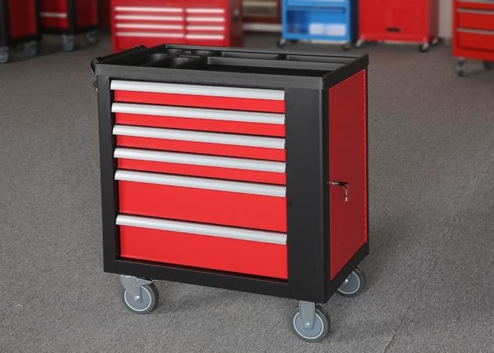 30 Inch 6 Drawers Spcc Premium Tool Chest With Side Door Color Can Be Customized