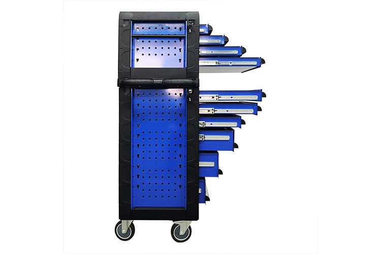 Removable Blue 27 Inch Premium Tool Chest 7 Metal Organizer Lockable Drawers