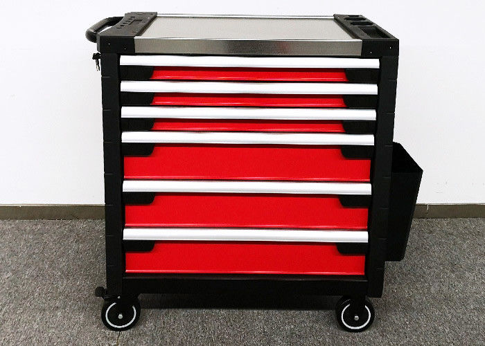 SPCC 955mm Ball Bearing 6 Drawer Rolling Tool Chest On Wheels